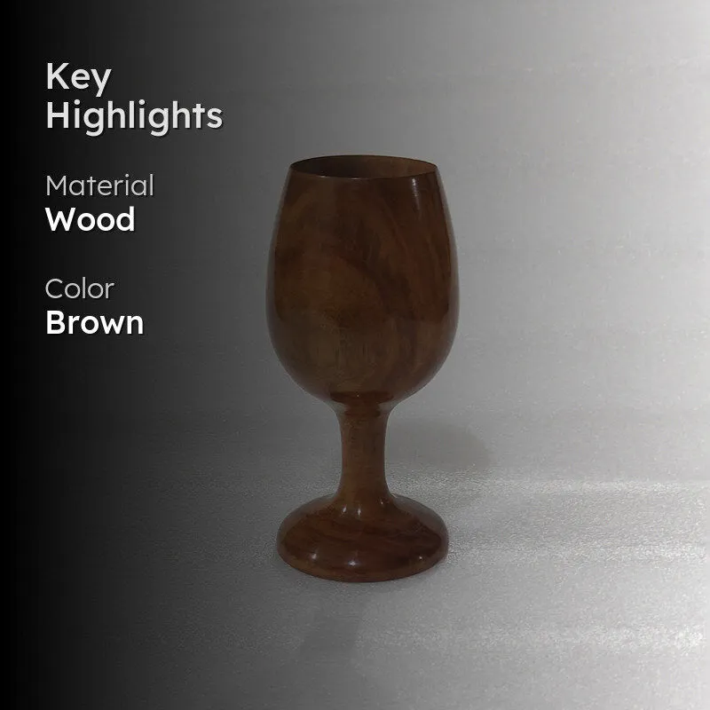 OakSip Wood Wine Glass media 2