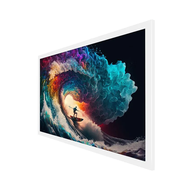 Cosmic Surfer Canvas Wall Painting media 7