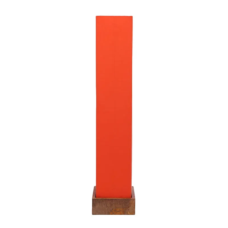 Aamiya Wooden Tower Floor Lamp - Orange media 4