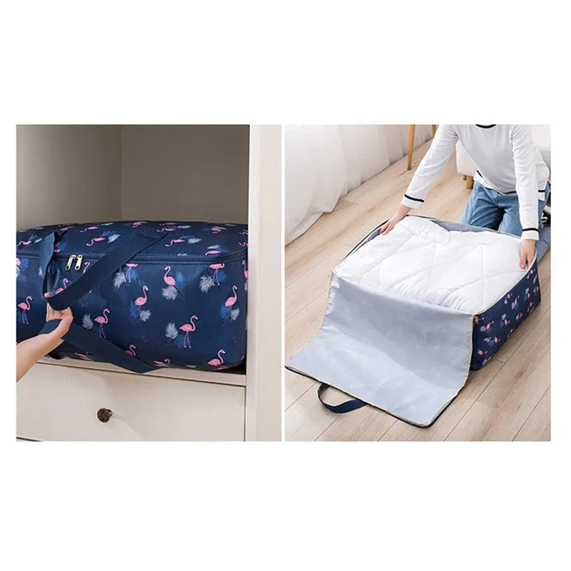 Fiorenza Fabric Cloth Organiser - Blue media 7