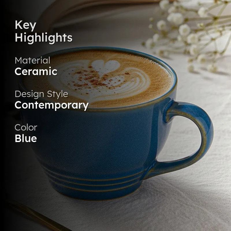 Gradient Brew Ceramic Coffee Mug (Light Blue) - 500 mL media 2