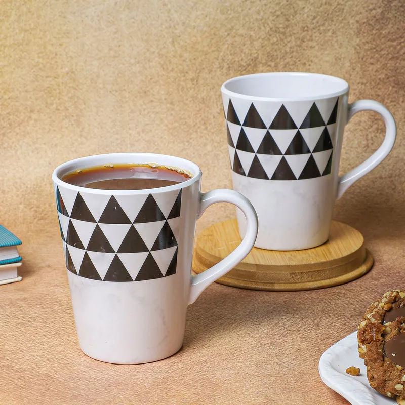 Mivano Melamine Coffee Mug (400 mL Each/Black) - Set of Two media 1