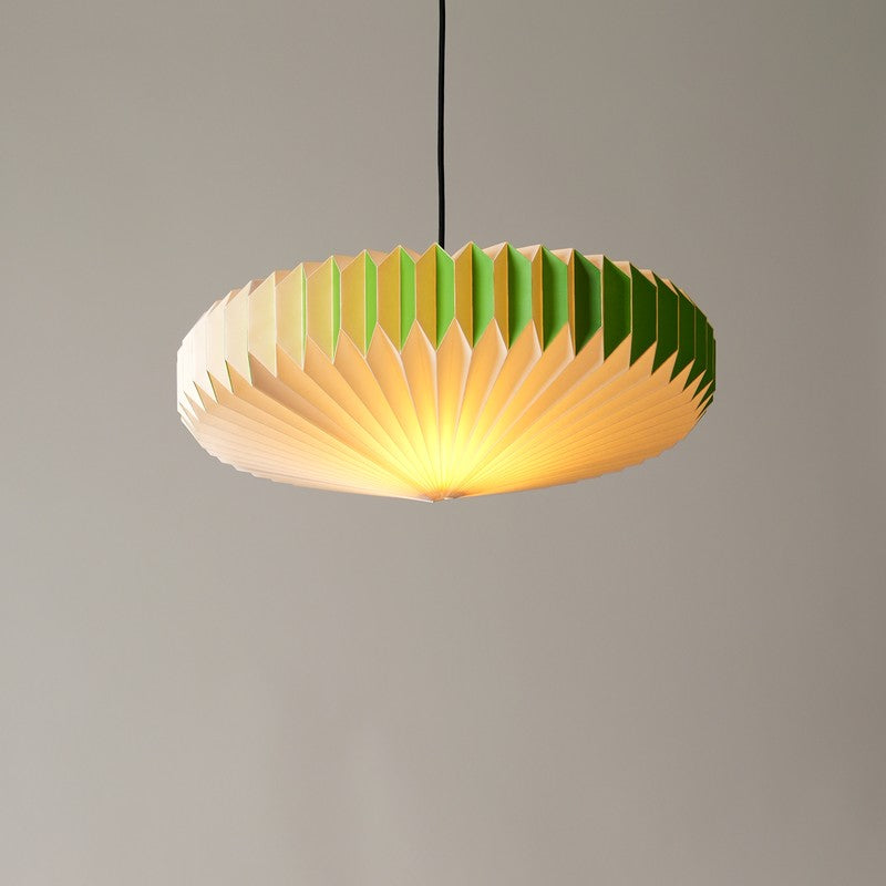 Fig Living Oblong Paper Ceiling Lamp - Parrot Green media 5