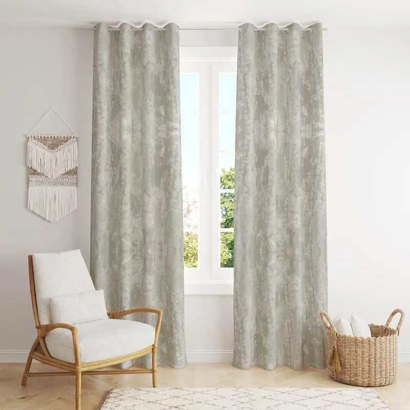Aviothic Jacquard Single Curtain (Grey) media 1