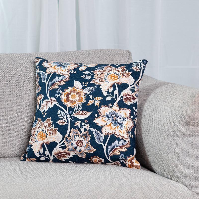 Misty Floral Cotton Cushion Cover media 2