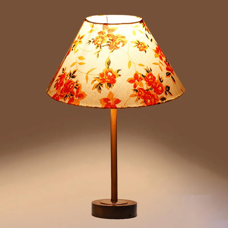 Baskara Cone Rodin Wooden Table Lamp - Multicolor media 6