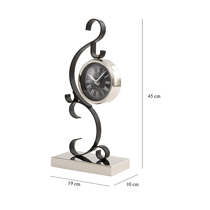 Miami Table Clock - Silver media 5