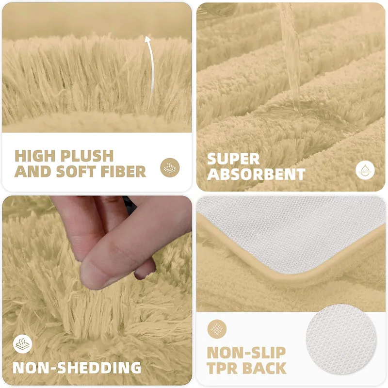 Toronto Touch Microfiber Bath Mat - Gold media 7