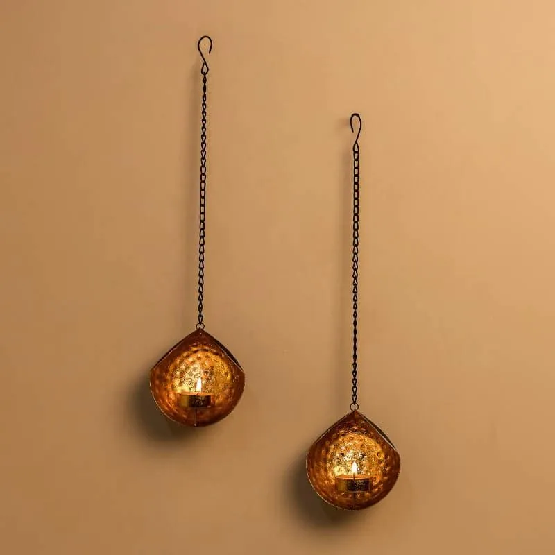 Moora Tea Light Hanging - Set Of Two media 1