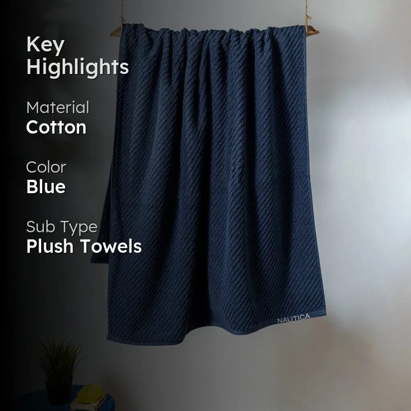 Nautica Riviera Bath Towel - Navy media 2