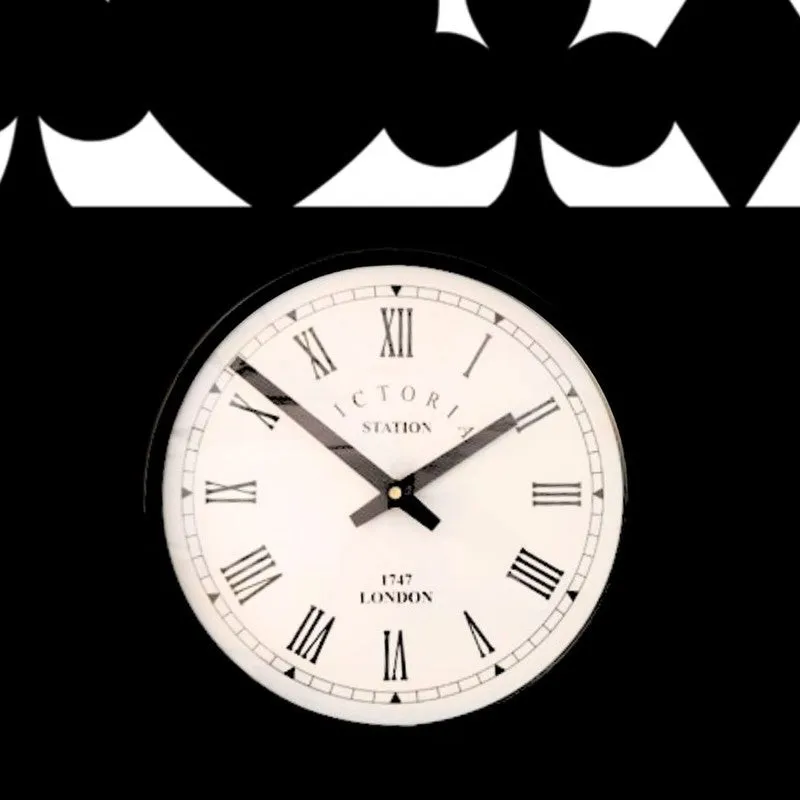 Casino Steel Analog Wall Clock - Black media 5