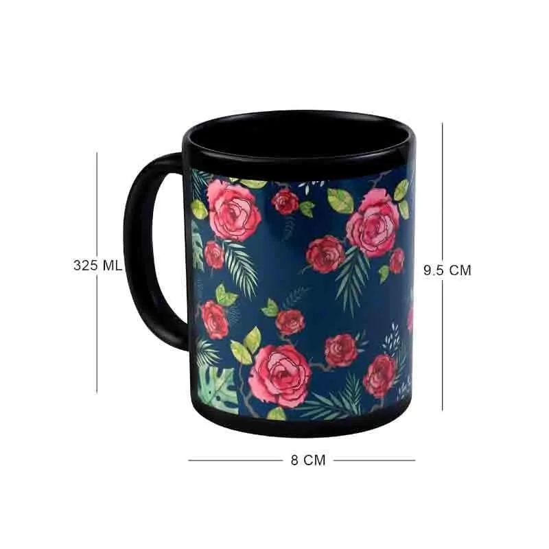 Misty Ceramic Coffee Mug (325 mL) - Black media 4