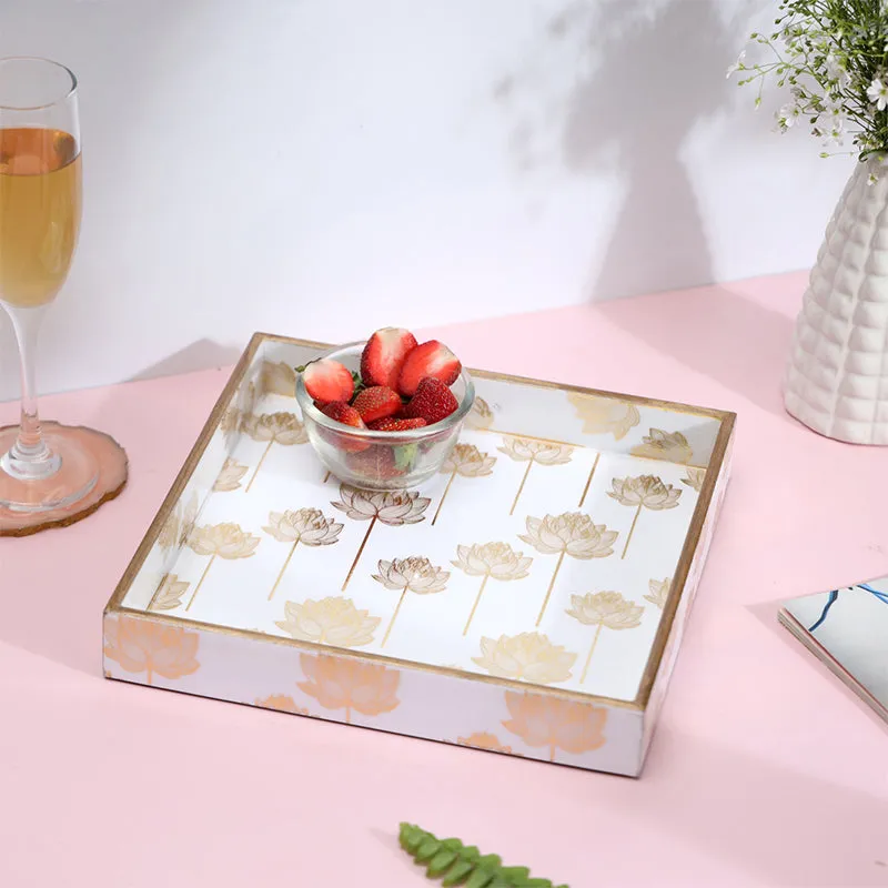 Bluda Floral Serving Tray media 1