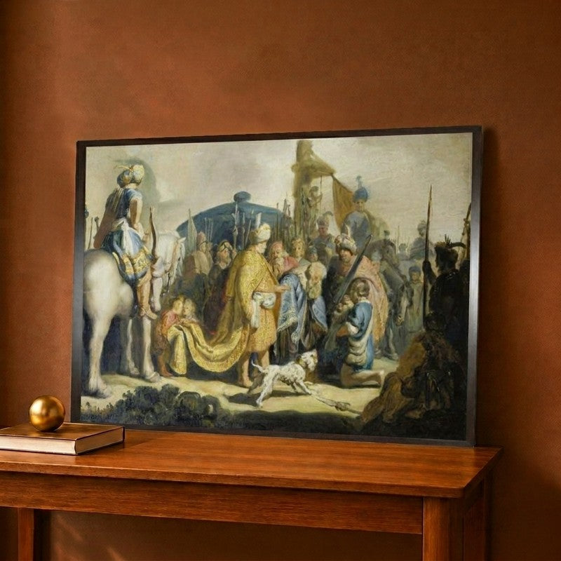 David With The Head Of Goliath 1627 Canvas Wall Painting - 18 x 12 Inches