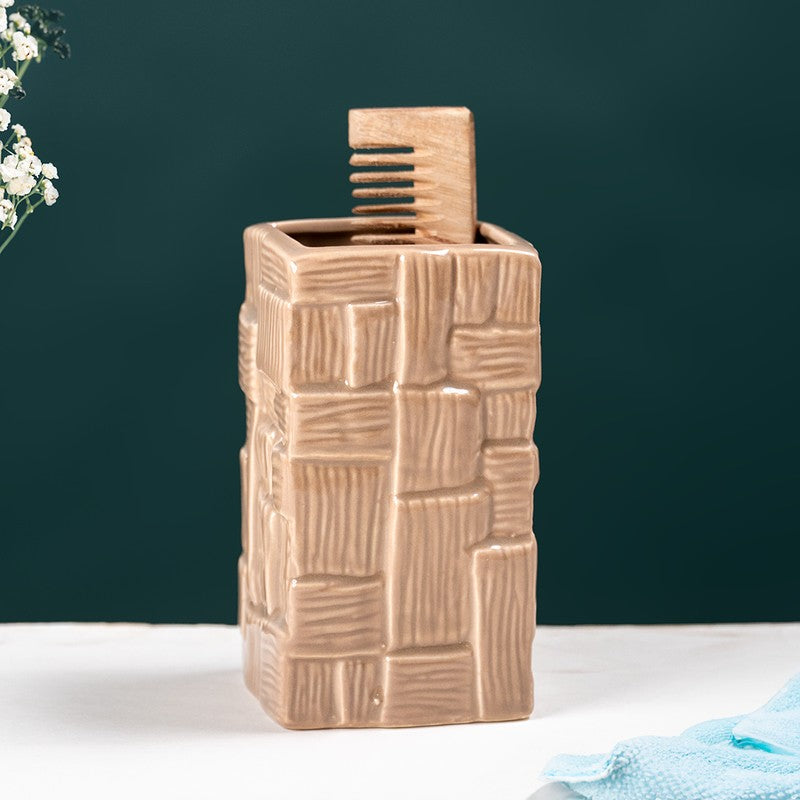 SereneWash Ceramic Bathroom Set - Four Piece Set media 6