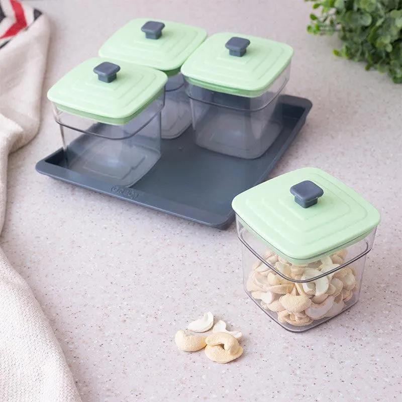 Smart Store Mint Square Jar (250 ML) - Set Of Five media 3