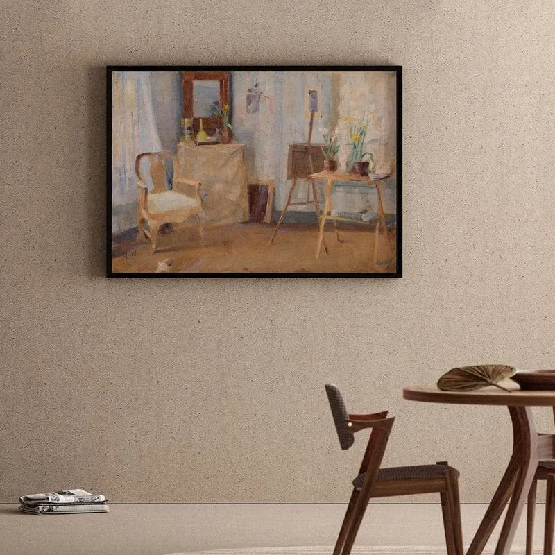 Atelier Canvas Wall Painting - Black Frame media 1