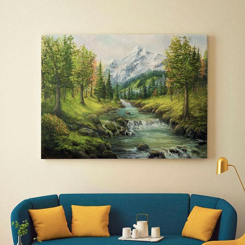 Spring Landscape Painting - Gallery Wrap
