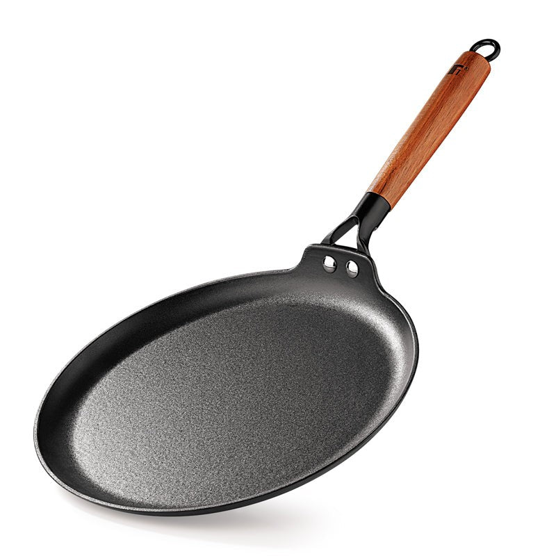 Bergner Odin Iron Dosa Tawa With Wooden Handle - 28 cm image 8