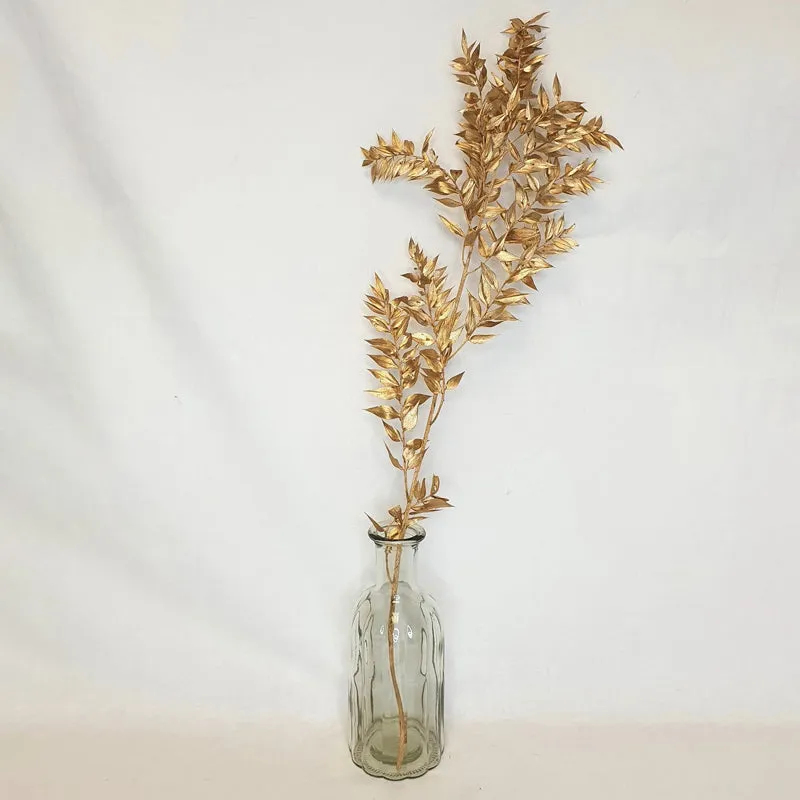 Dried Ruscus Bunch (Gold) - Set Of Three media 1