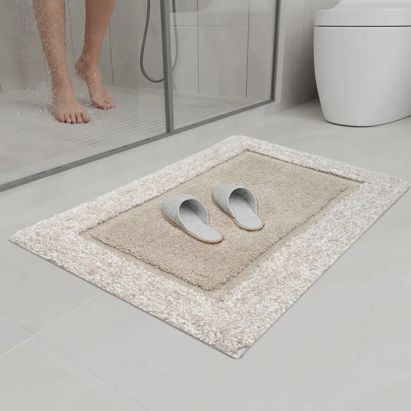 Orlina Polyester Bath Mat - Beige media 3