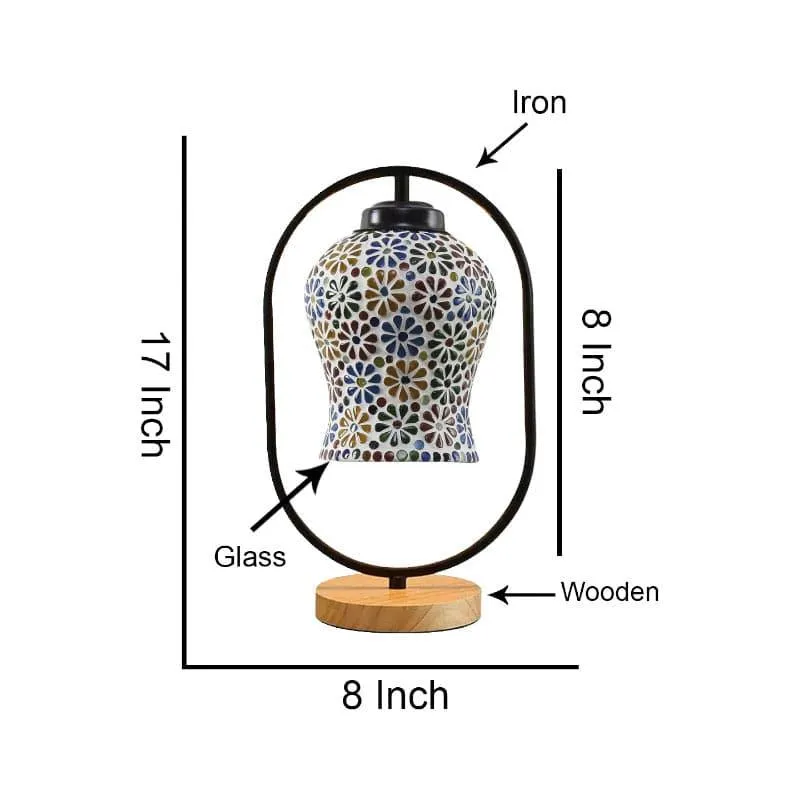 Dazzle Daze Glass Table Lamp - Multicolor media 5