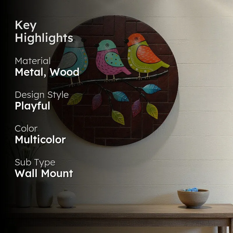 Nestled Metal & Wood Wall Accent media 2