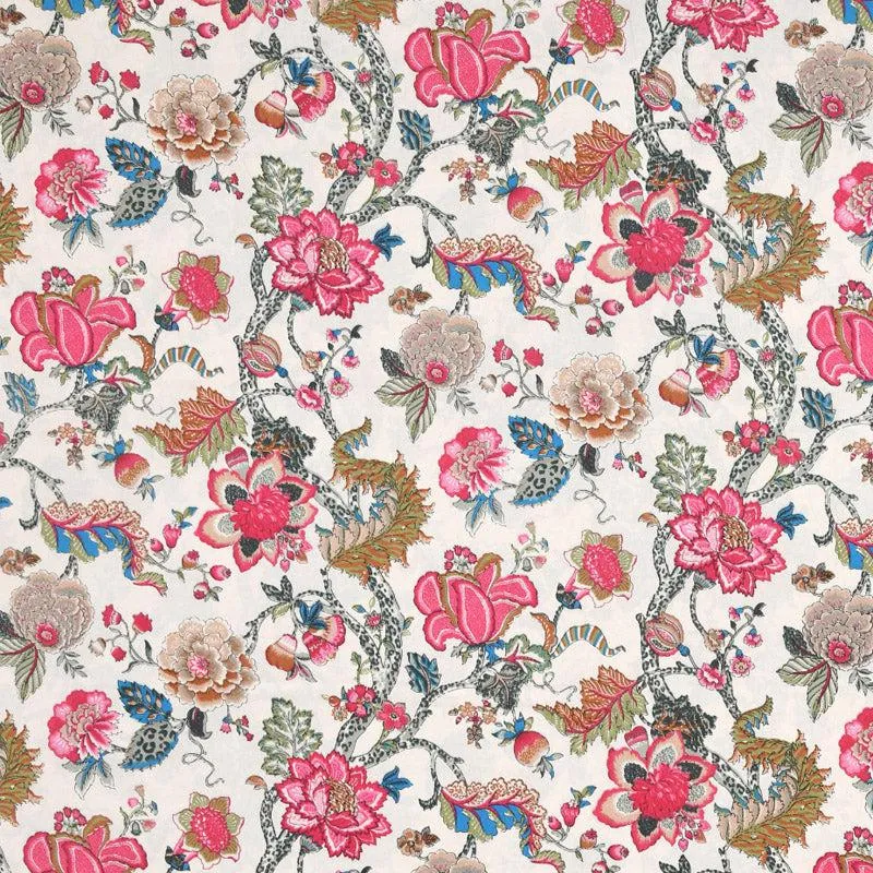 Mivaana Floral Curtain - Pink media 4