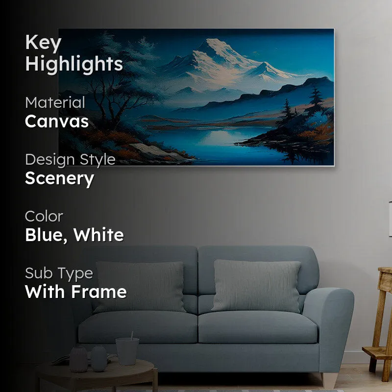 Pheme Ethereal Mountains Canvas Wall Painting media 2