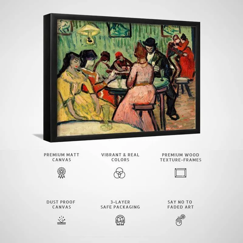 The Brothel By Vincent Van Gogh - Black Frame media 3