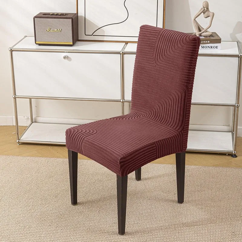 Alverra Polyester Chair Cover - Set Of Six media 4
