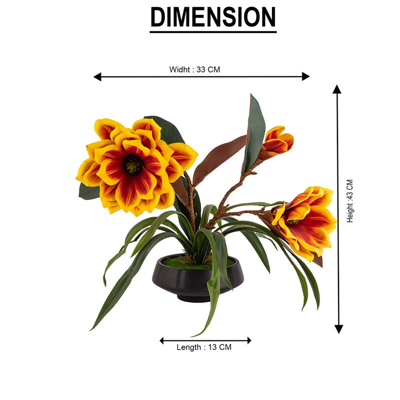 AarviDecor Sunburst Bloom Foam Artificial Plants media 9
