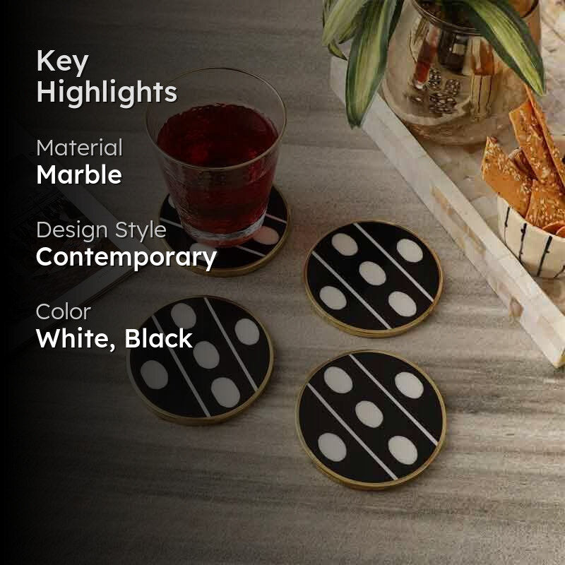 Penta Polka Coaster - Set Of Four media 2