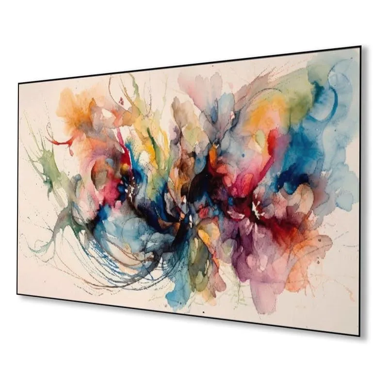 Fluid Harmony Canvas Wall Painting With Frame media 5