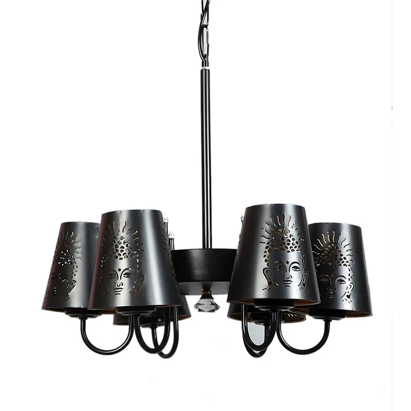 Buddha Viya Etched Ceiling Lamp media 3