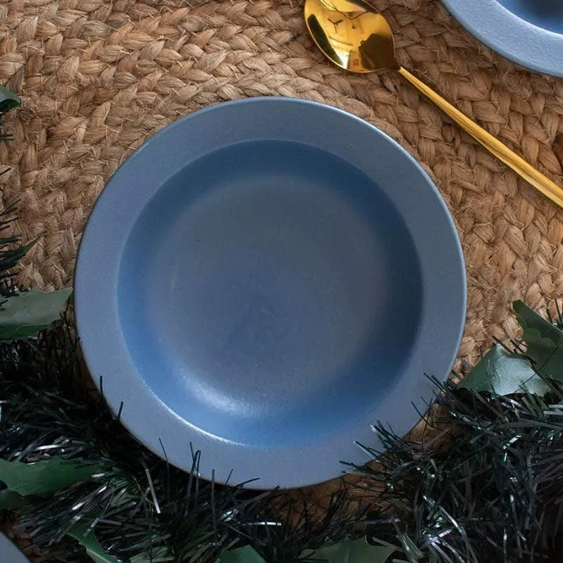 Rubeena Blue Pasta Plate - Set Of Two media 3