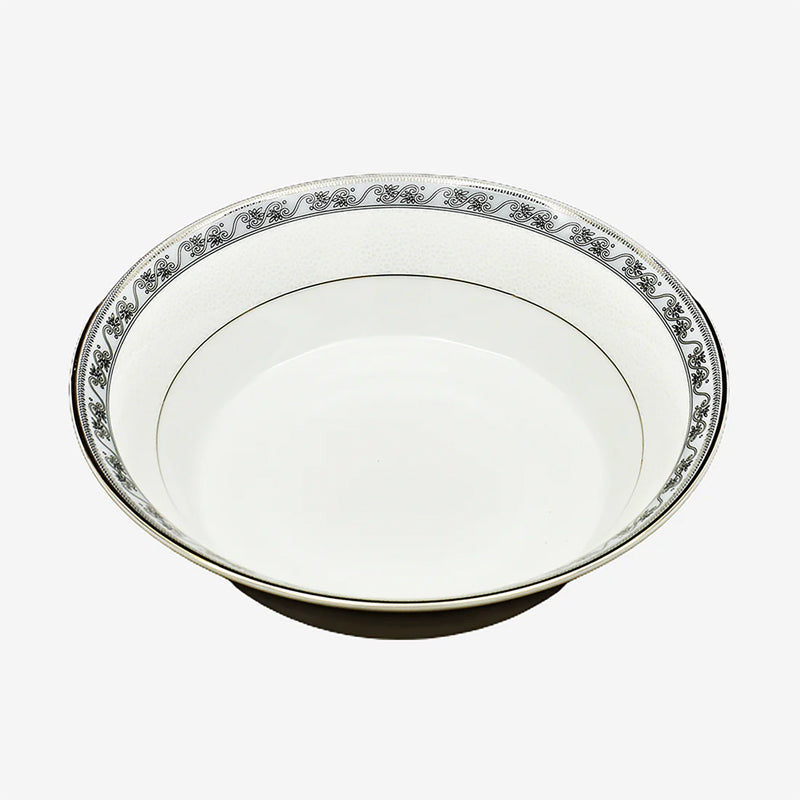 Mariella 24k Gold Brushed Porcelain Dinner Set - 21 Piece Set media 6