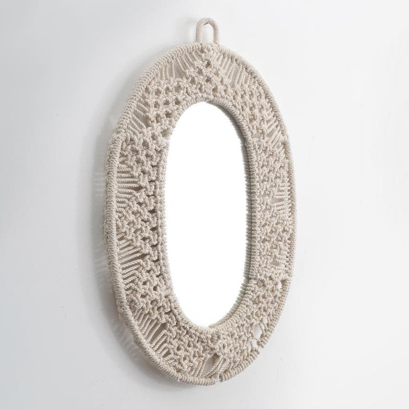 Soulfully Boho Macrame Wall Mirror media 4