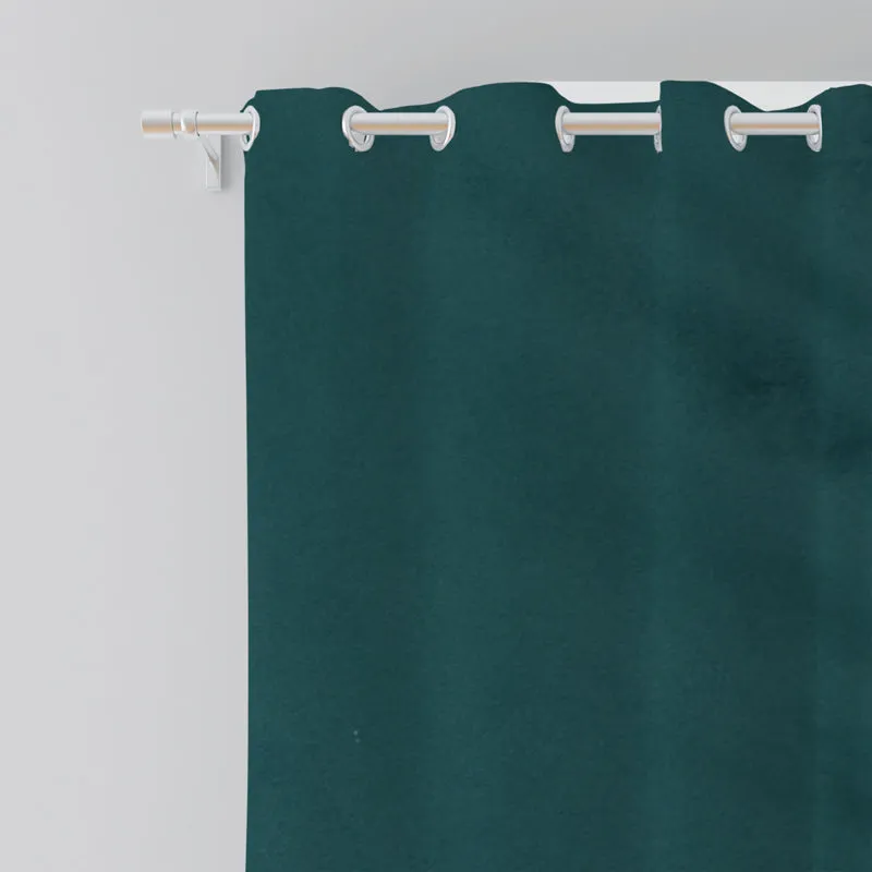 Cisco Solid Curtains (Green) - Set Of Two media 3