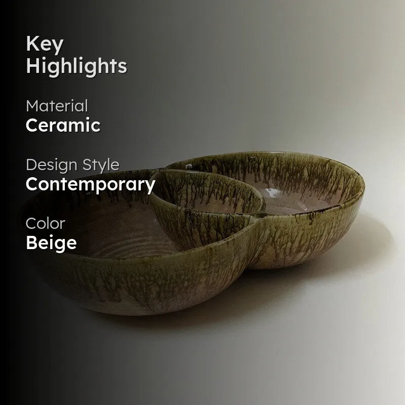 Double Ceramic Dowella Bowl media 2