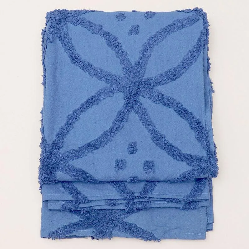 Marigo Cotton Throw - Blue media 3