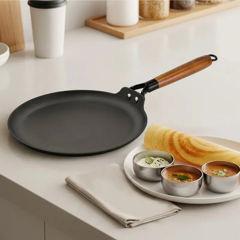 Embassy Grilledge Matte Finish Cast Iron Dosa Tawa media 1