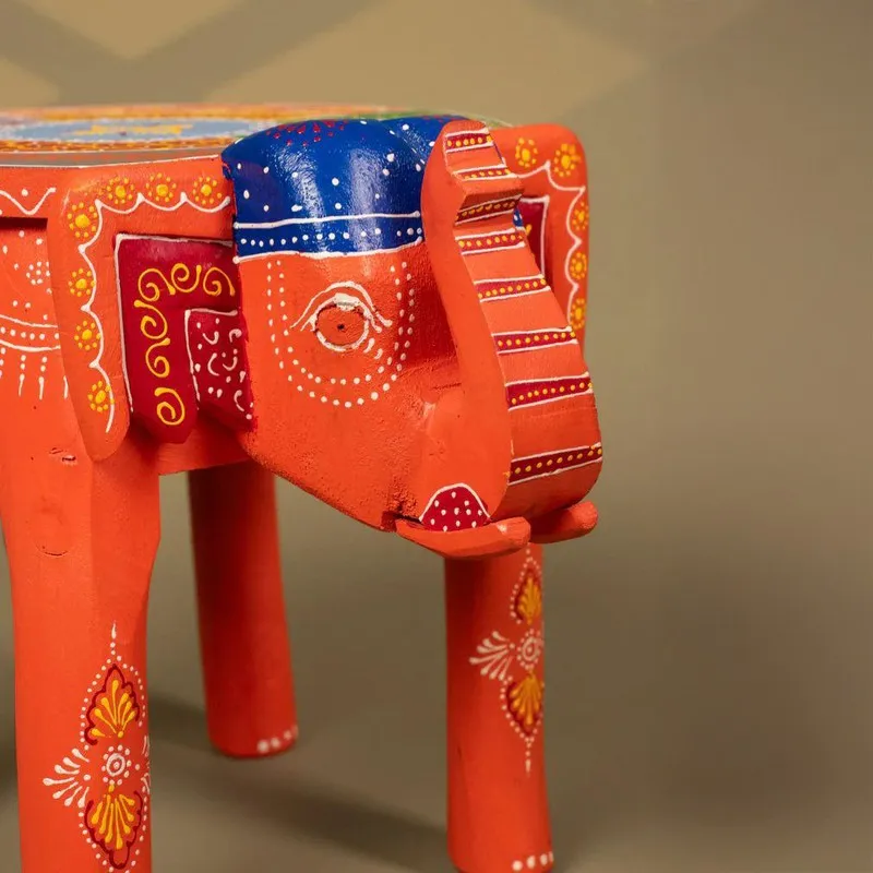 The Painted Pachyderm Stools - Multicolor media 7
