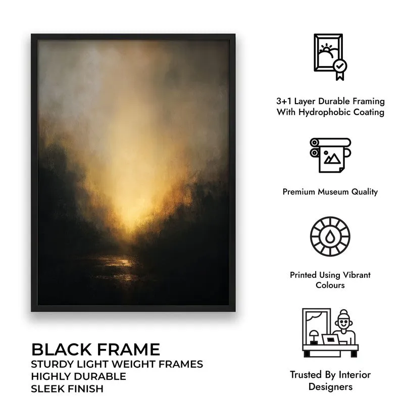 Horizon of Hope Archival Paper Wall Painting With Black Frame media 7