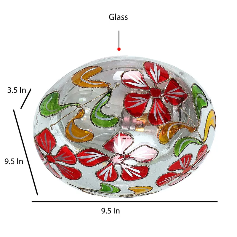 Bloomlit Flush Glass Ceiling Lamp - Multicolor media 7