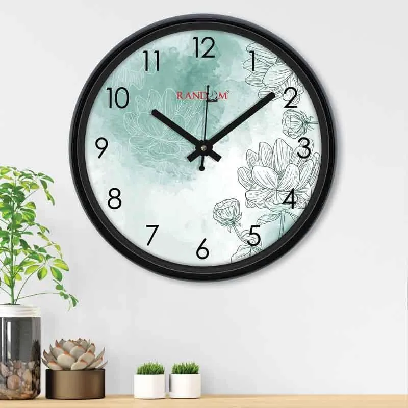 Enchanted Blooms Wall Clock media 1