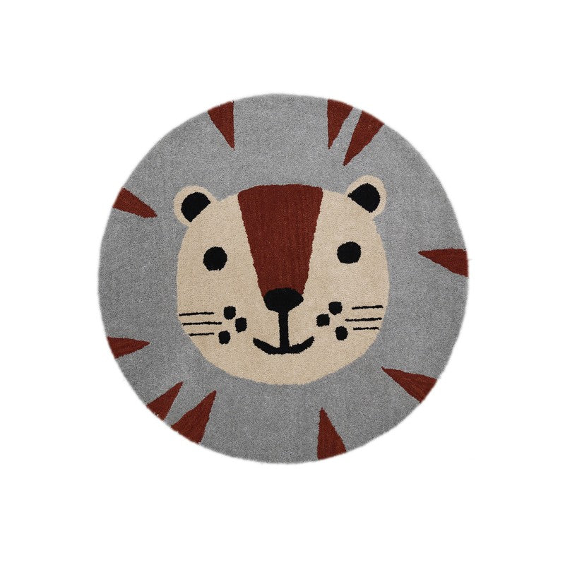 Pride King Wool Carpet - Grey,Maroon
