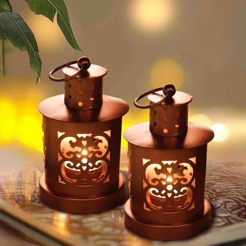 GlowNest Multi (Option Tea Light Holders) - Set Of Two media 1