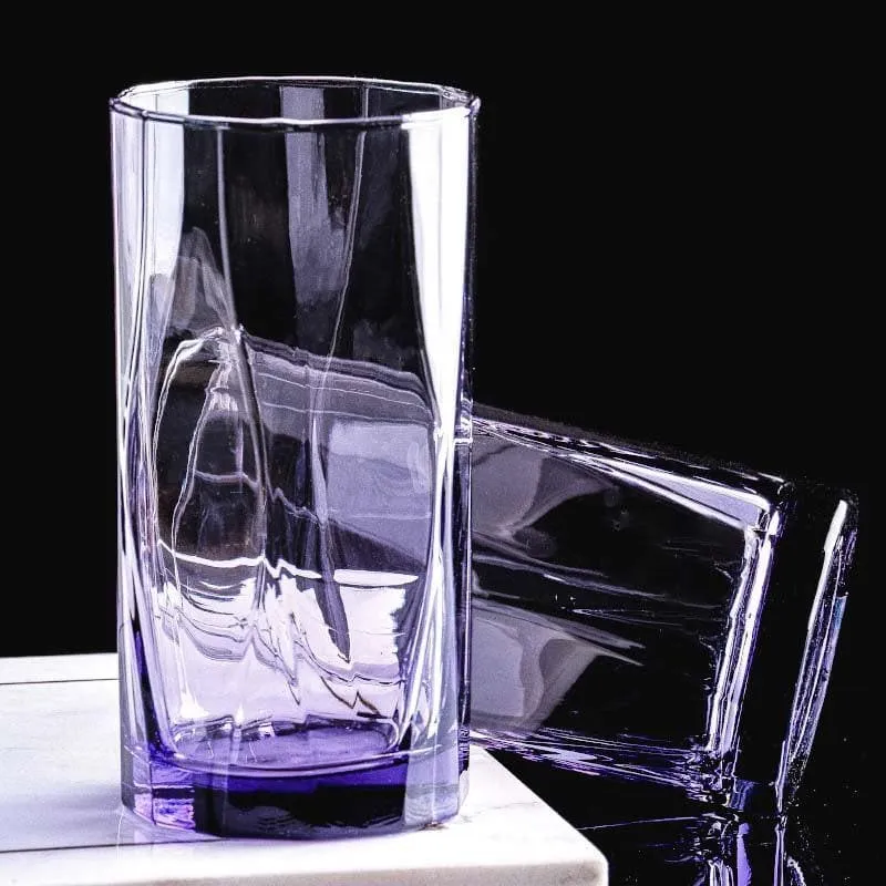 Hyompora Lilac Water Tumbler (425 ML) - Set Of Six media 6