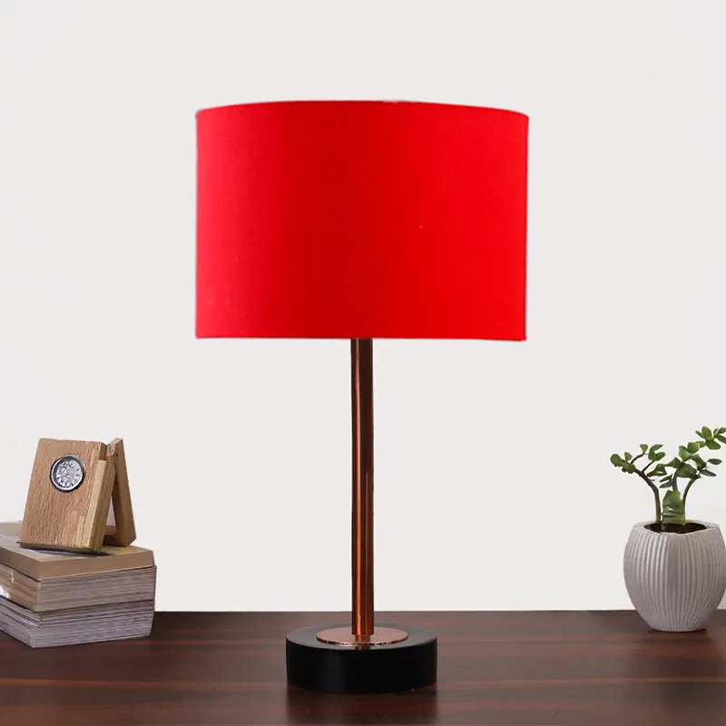 Cotin I Rodin Wooden Table Lamp - Red,Copper,Black media 3